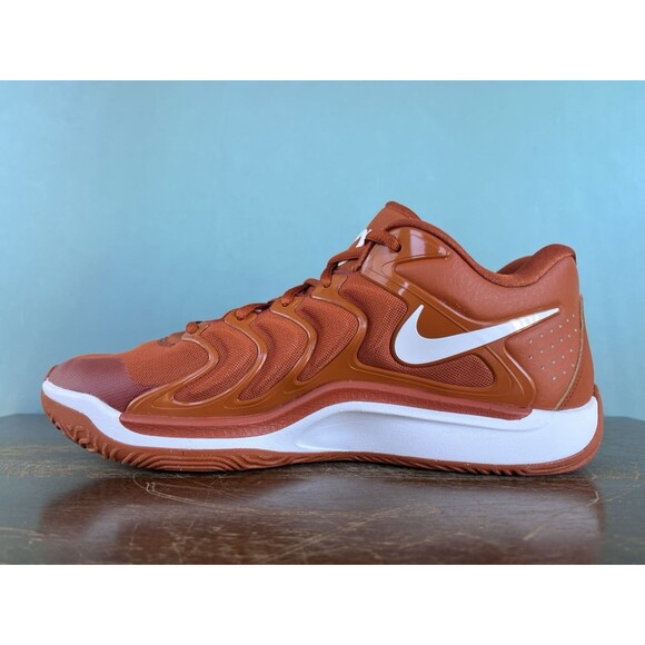 Nike KD 17 Desert Orange Texas Longhorns PE Basketball Shoes Men's Size 15 - Picture 3 of 11